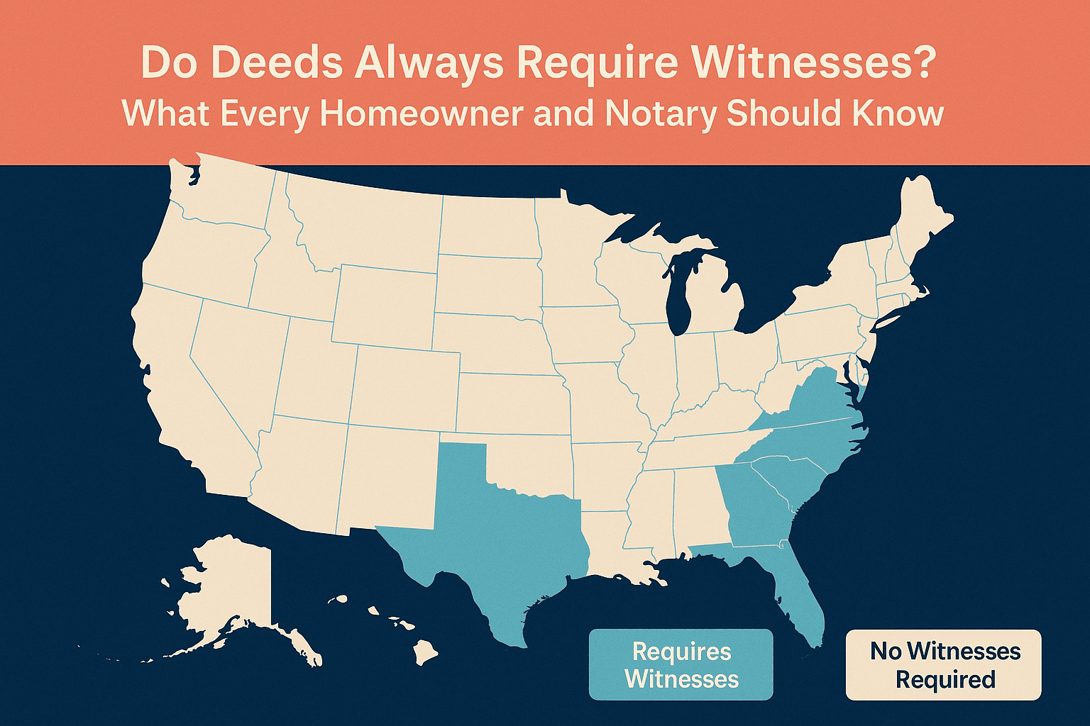Do Deeds Require Witnesses? What Notaries & Homeowners Should Know by State